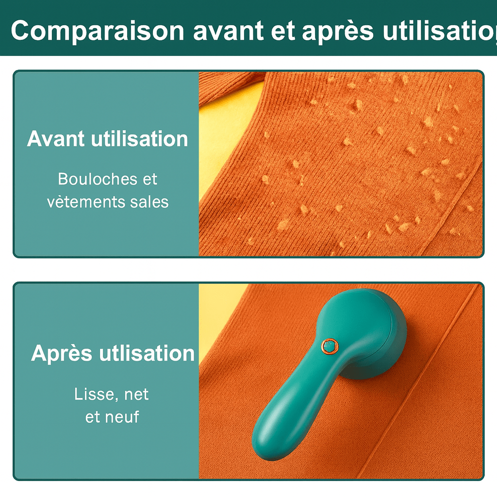 Rasoir TextiClean pour tissu